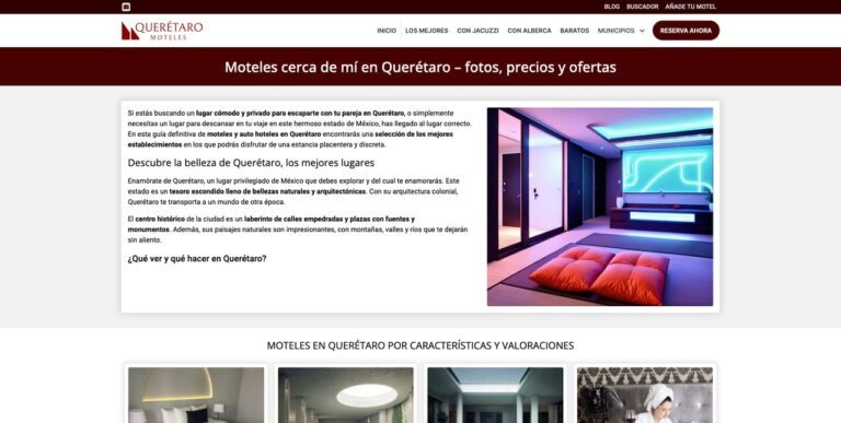 Web Moteles Querétaro